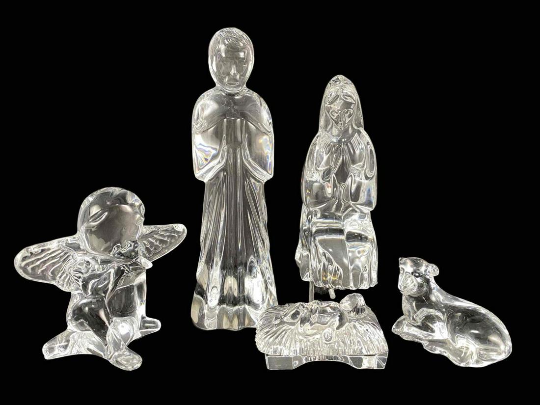 Waterford & Baccarat Crystal Nativity Scene (1 of 17)