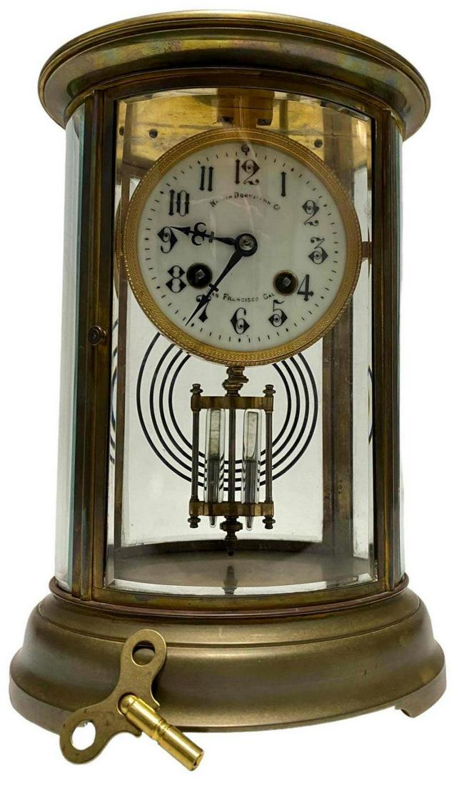 Antique Nathan Dohrmann San Francisco Cased Clock (1 of 14)