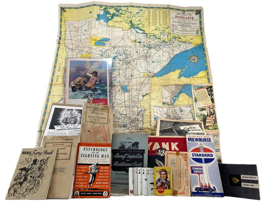 WWII and 1940's Ephemera Dated 1941-1948 (1 of 14)