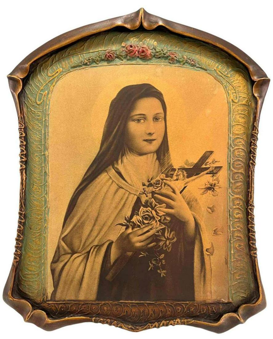 Early Mary Print in Gilt Frame (1 of 11)