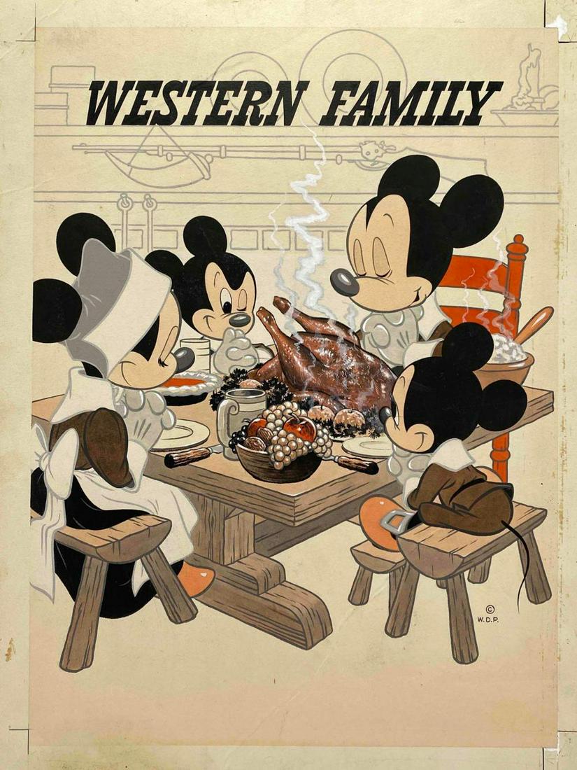 Hank Porter, Original Disney Cover Art, Western Family Magazine (1 of 20)