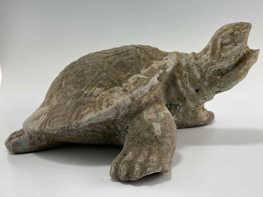 Large Vintage Cement Turtle (1 of 14)