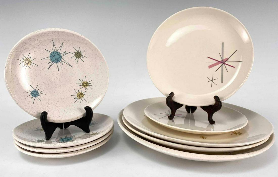 Lot of Mid Century Modern Atomic Style Plates (1 of 20)
