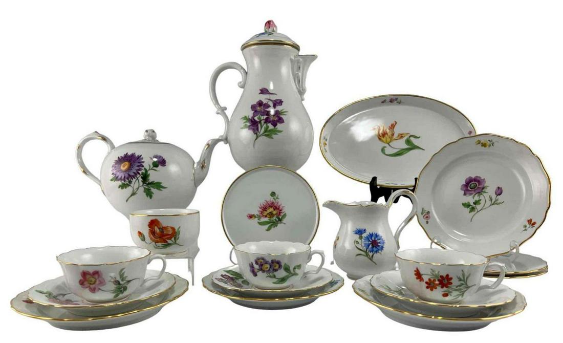 18 Piece Meissen Coffee And Tea Service (1 of 20)