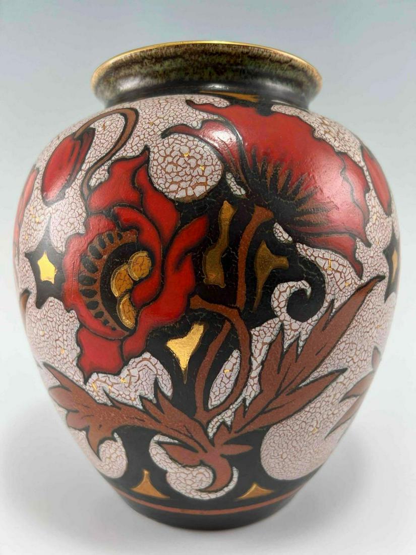 Gouda Art Deco Pottery Vase (1 of 12)