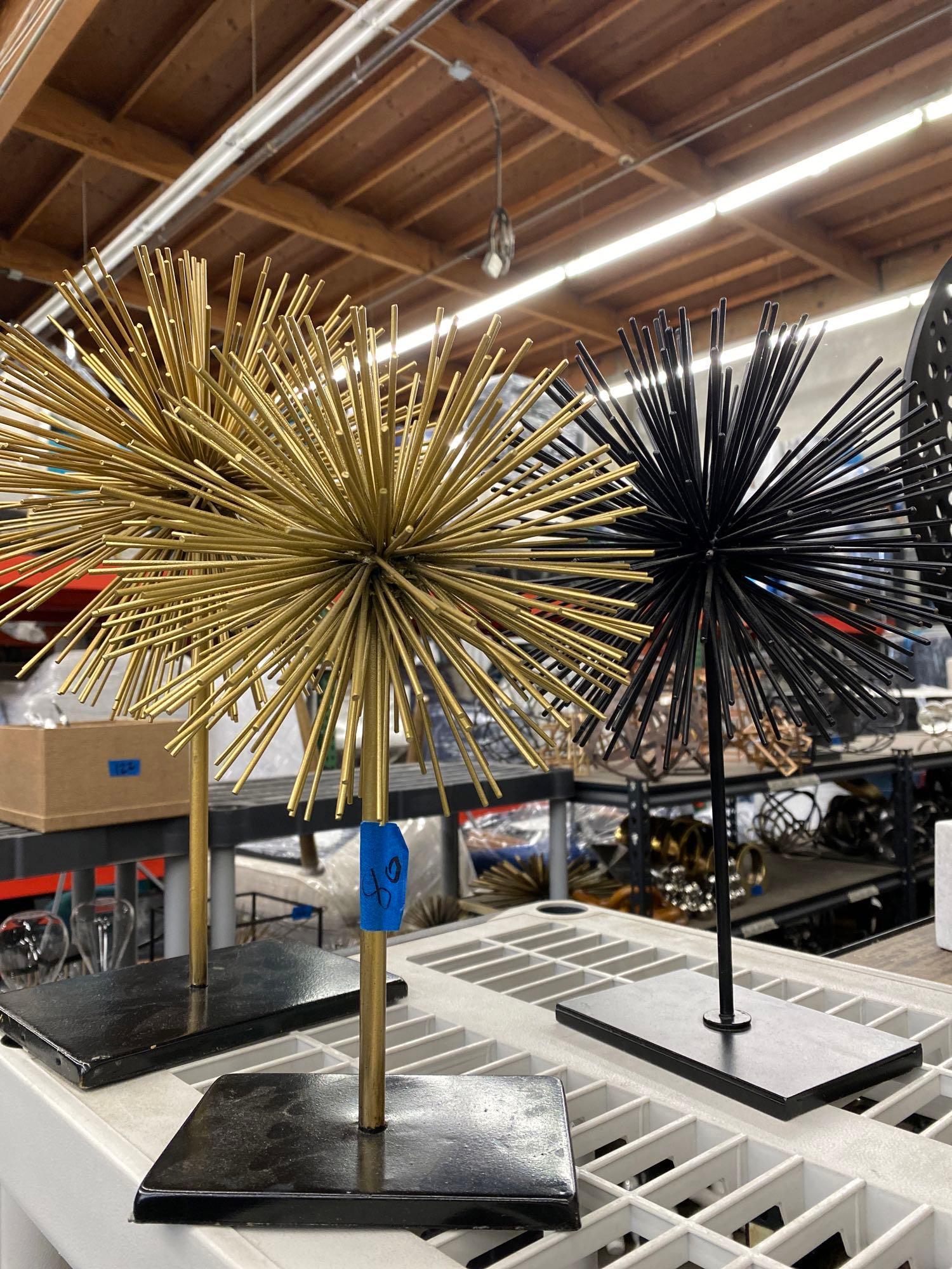 Three modern metal decorative sculptures (1 of 4)