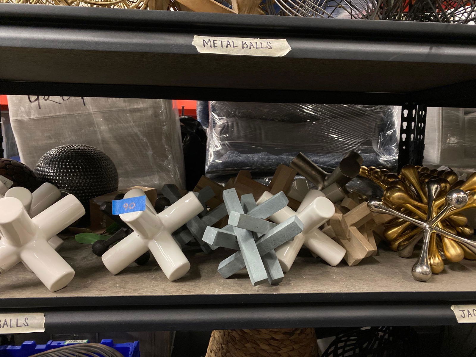 Shelf modernist decorative items (1 of 4)