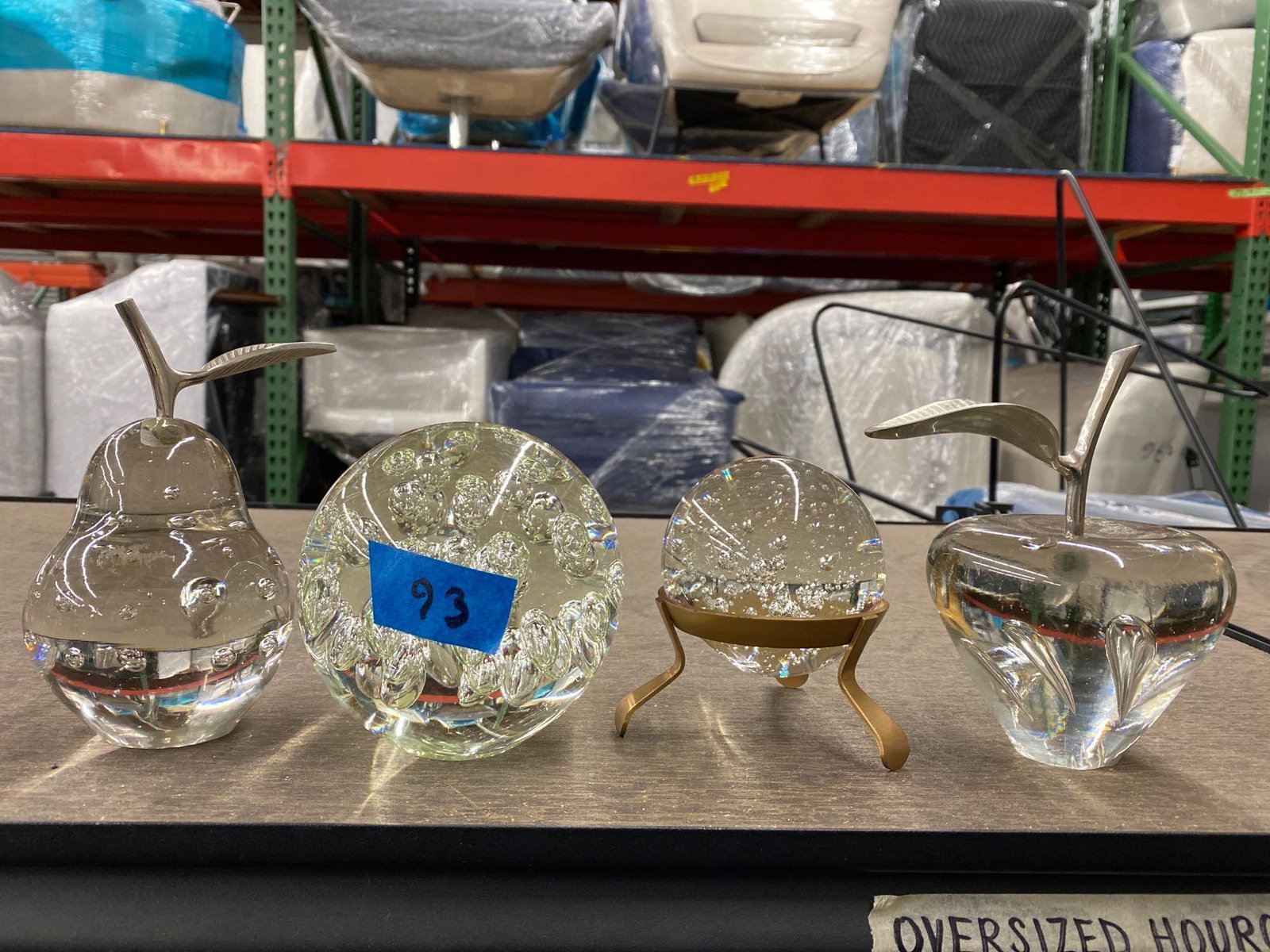 4 glass and metal items: 4 glass and metal items NO SHIPPING AVAILABLE This will be a two (2) day sale Wed & Thur. Jan. 18th & 19th.. Online only.All items sold as is where is. There are No guarantees to functionality, condit