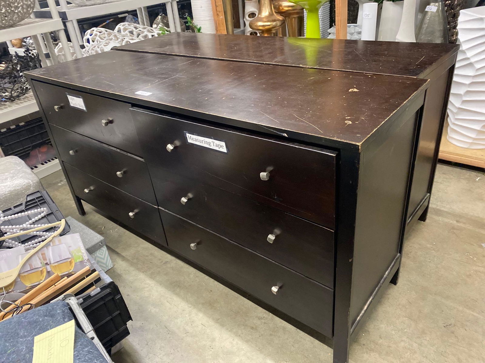 2 lowboy dressers: 2 lowboy dressers NO SHIPPING AVAILABLE This will be a two (2) day sale Wed & Thur. Jan. 18th & 19th.. Online only.All items sold as is where is. There are No guarantees to functionality, condition, o