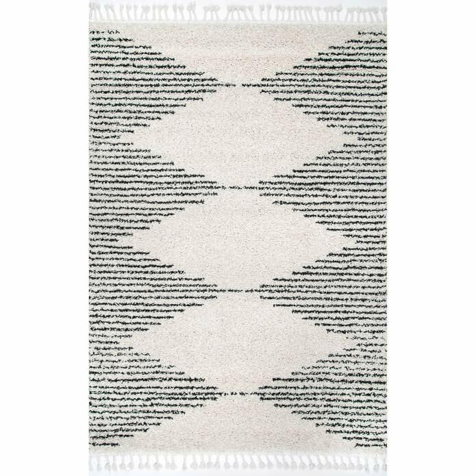 Name: Bria Moroccan Diamond Tassel Area Rug Nickname: Type: 6x9 Indoor Rug (1 of 3)