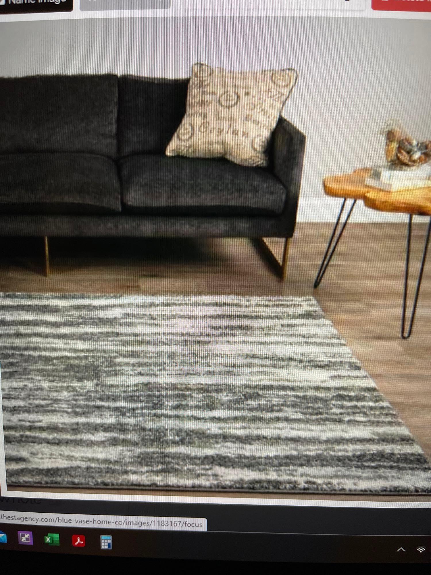 Name: Rocco Collection RC6 CHARCOAL Nickname: Type: 8x10 Indoor Rug Keywords: grey, gray, white (1 of 5)