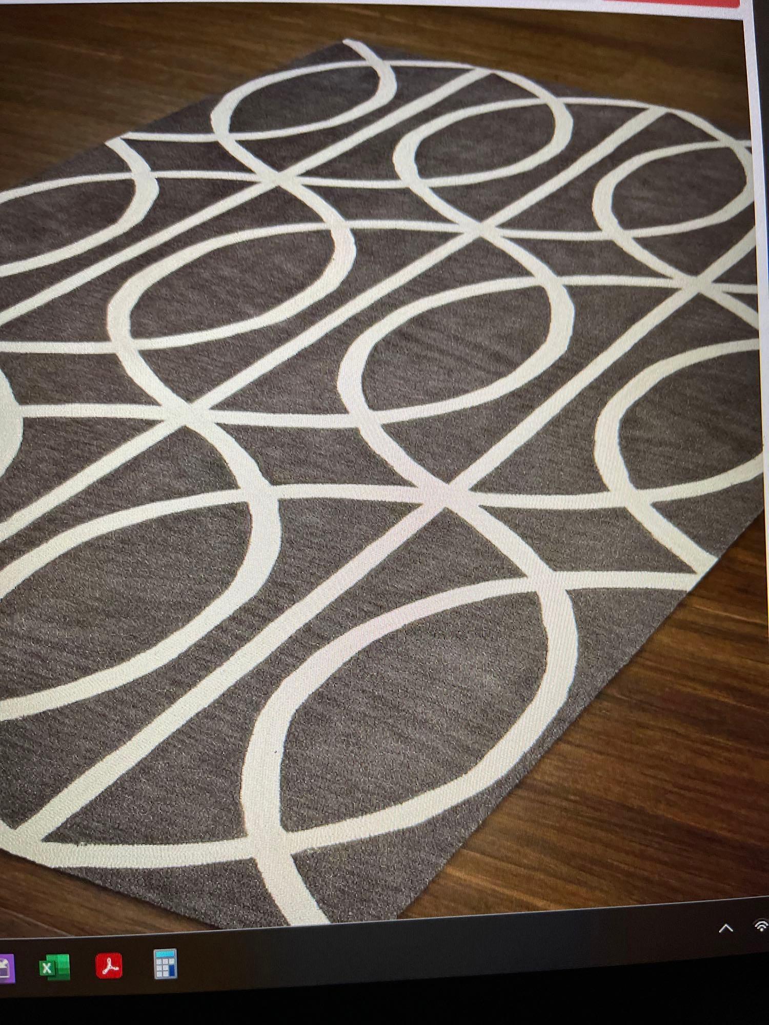 Name: Infinity Indoor Rug Nickname: Infinity Dolphin Type: Indoor Rug 5x7 (1 of 3)