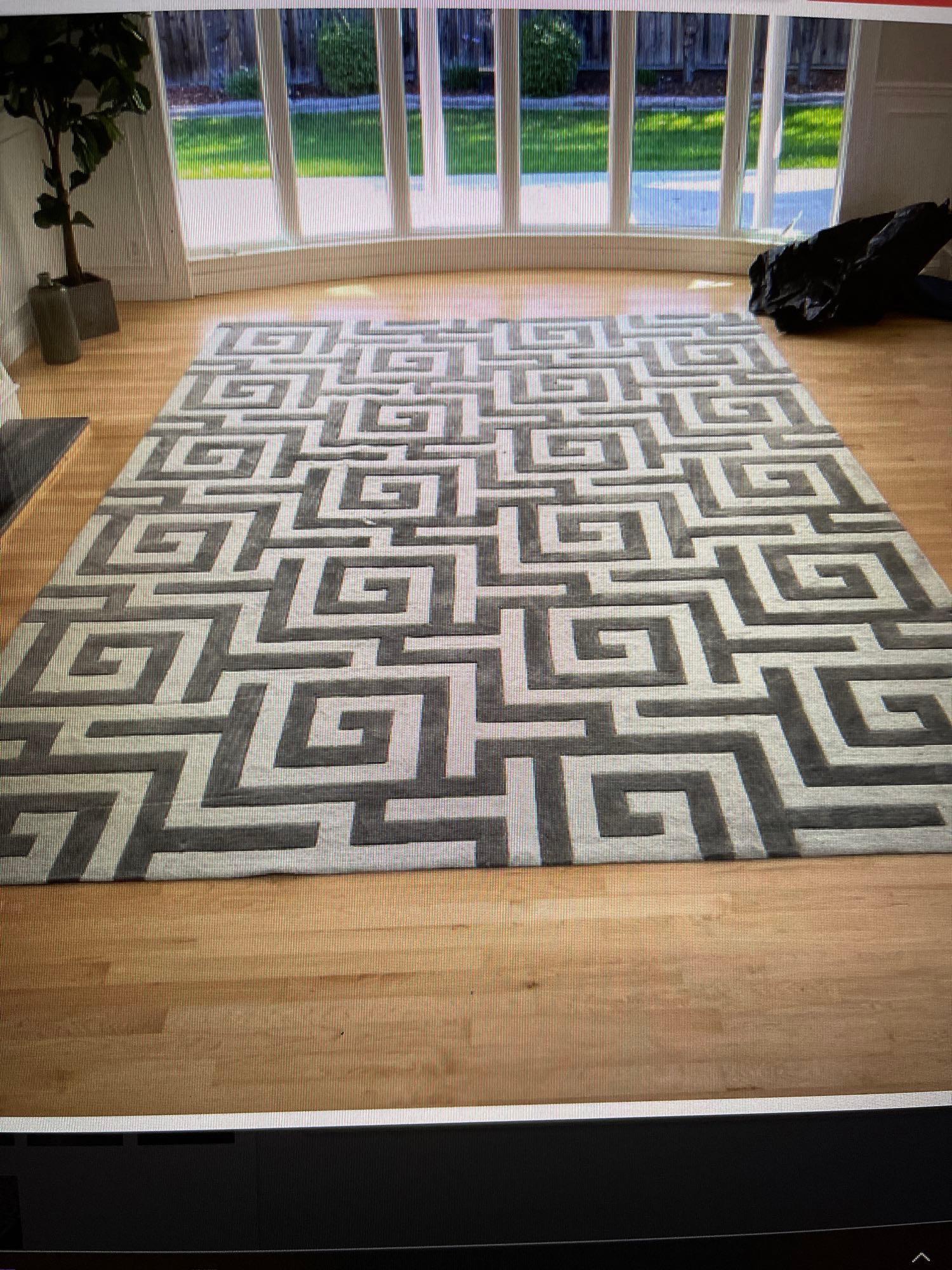 Infinity Pewter Type: 9x13 Indoor Rug (1 of 5)