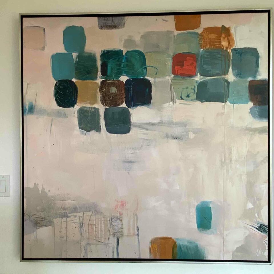 Abstract Art in Squares. Black (1 of 2)