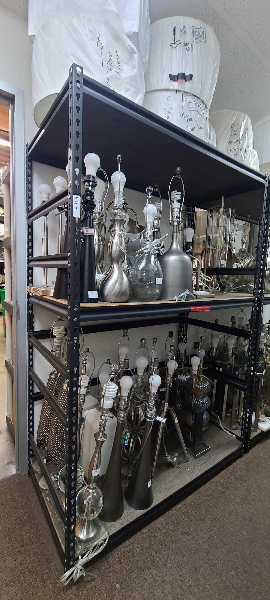 Metal Rack: metal rack NO SHIPPING AVAILABLE This will be a two (2) day sale Thursday & Friday Jan 19th & 20th. Online only.All items sold as is where is. There are No guarantees to functionality, condition, or f