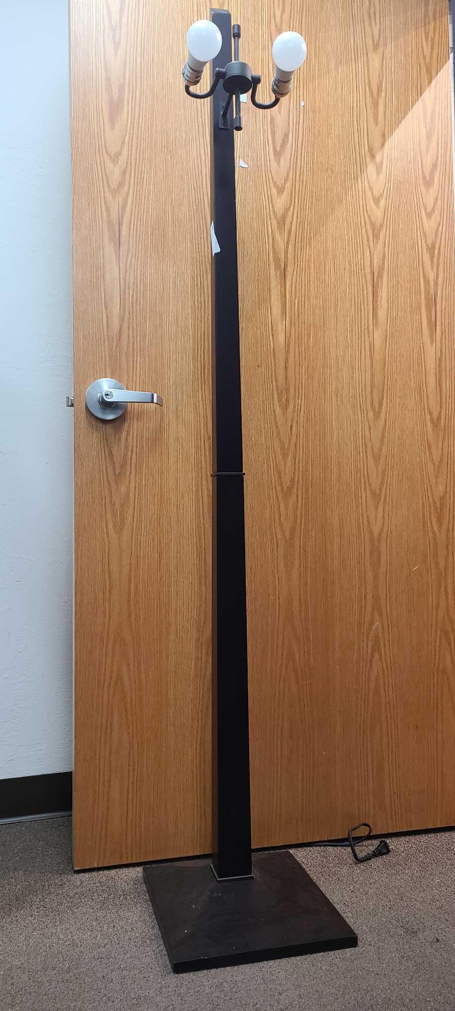 Floor lamp with black base (1 of 2)