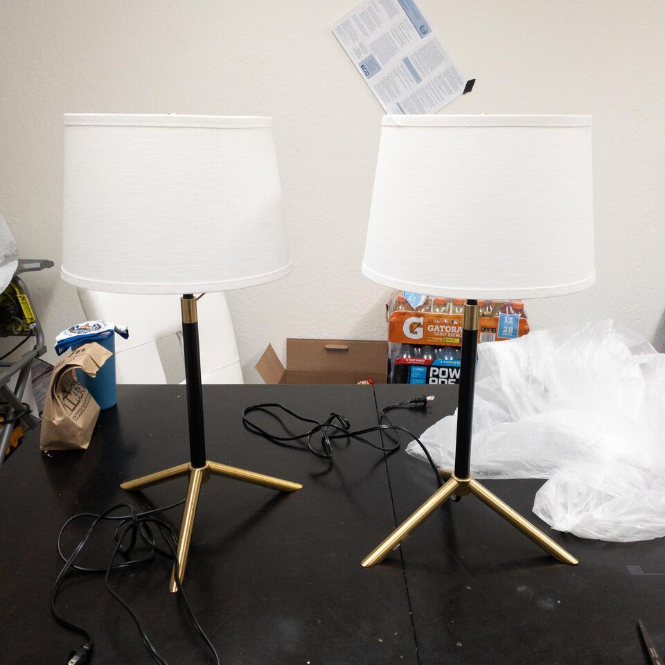 Black and gold table lamps (1 of 4)