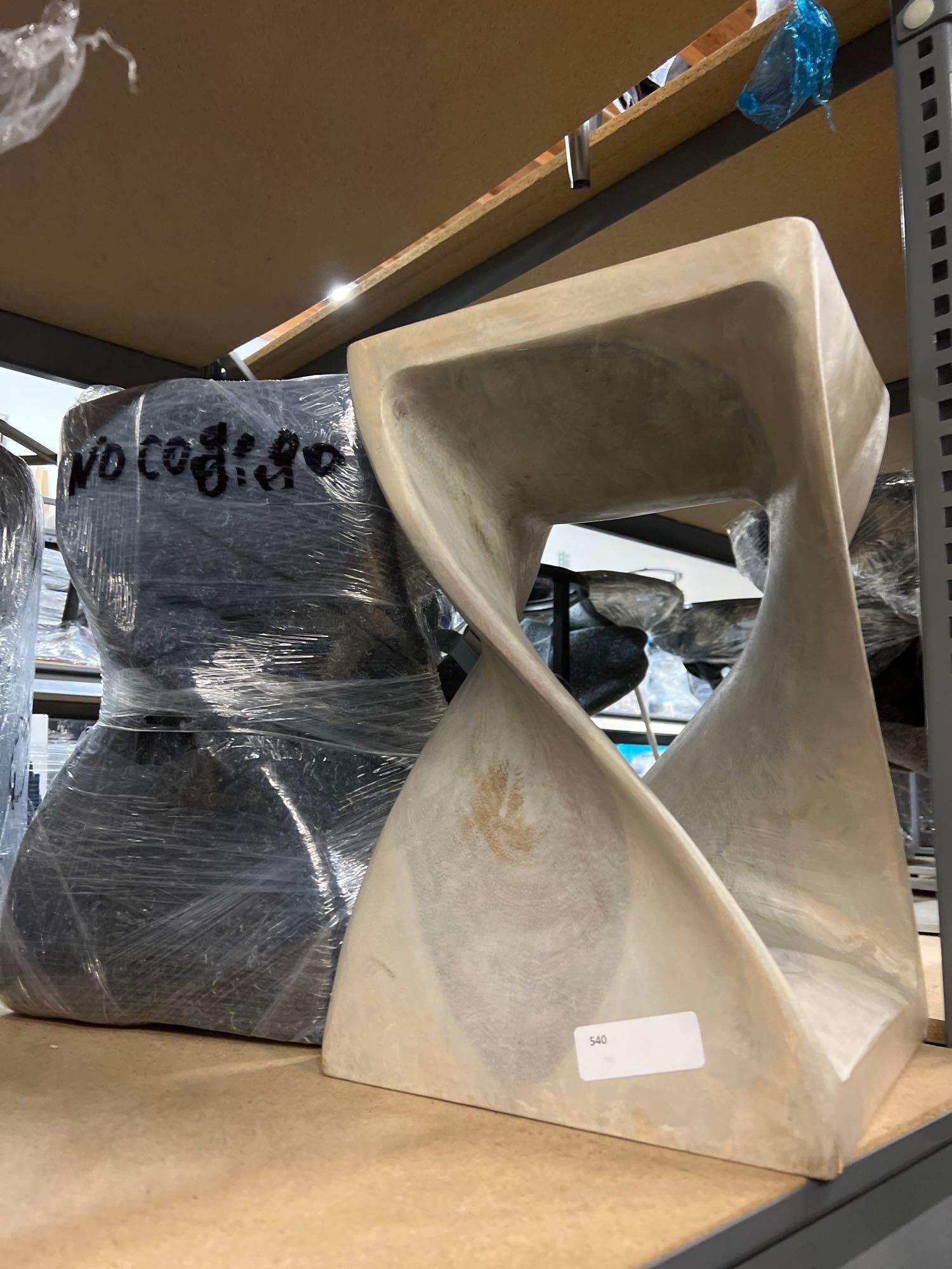 pair of wooden side tables (1 of 1)