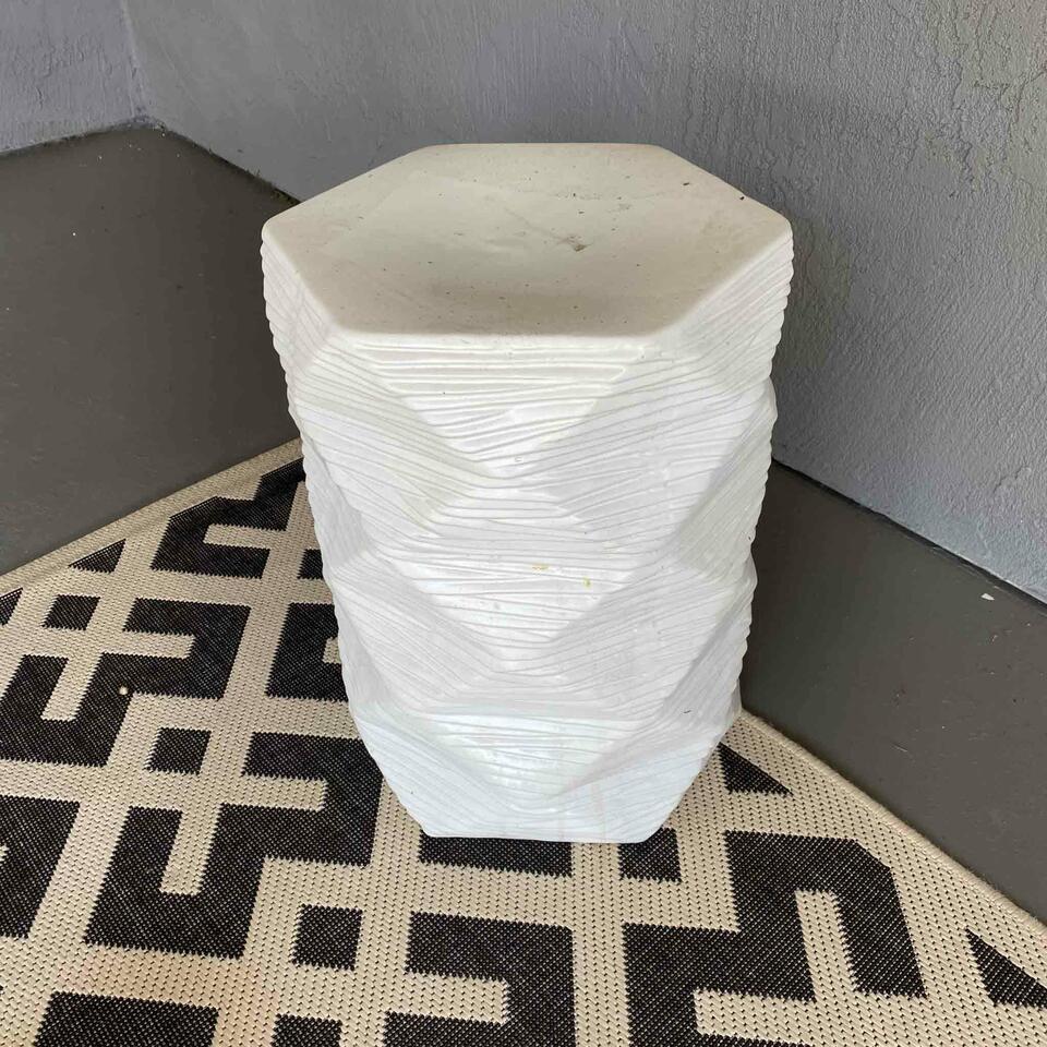 White Side Table. Fig (1 of 2)