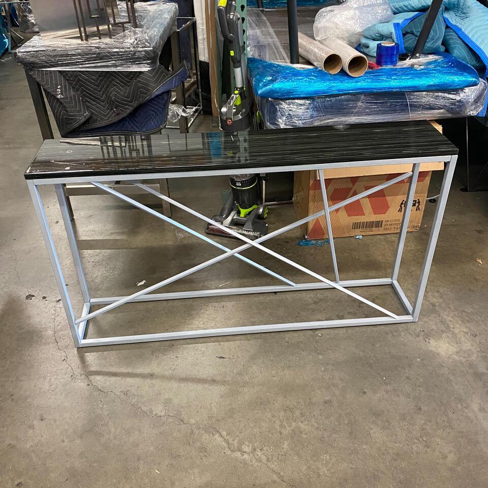 Console: Console Keyword: Black, silver, grey 52x10x29 NO SHIPPING AVAILABLE This will be a two (2) day sale Thursday & Friday Jan 19th & 20th. Online only.All items sold as is where is. There are No guarantee