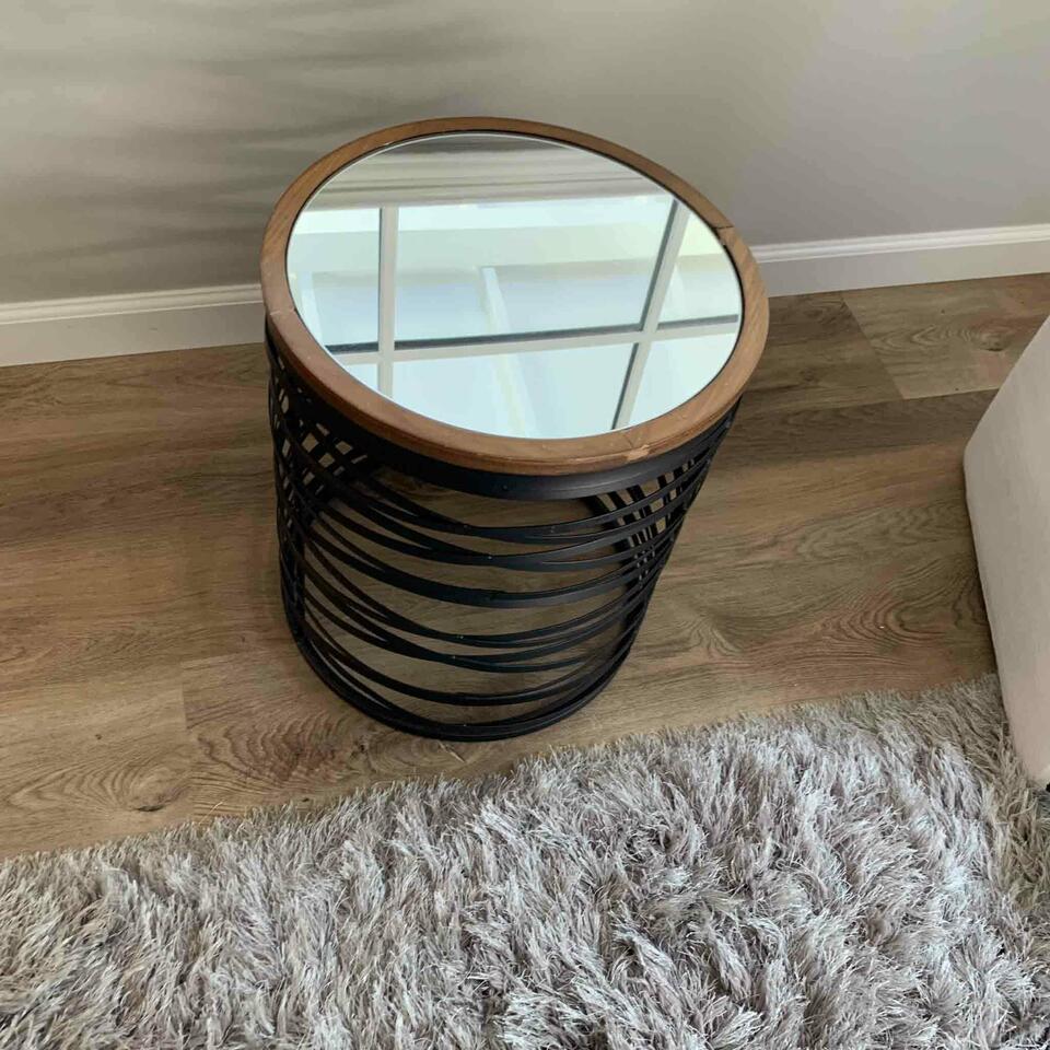Side Table With Mirror.: Side Table with Mirror. NO SHIPPING AVAILABLE This will be a two (2) day sale Thursday & Friday Jan 19th & 20th. Online only.All items sold as is where is. There are No guarantees to functionality, co