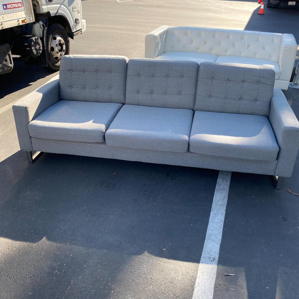 Light Grey Sofa. (1 of 3)