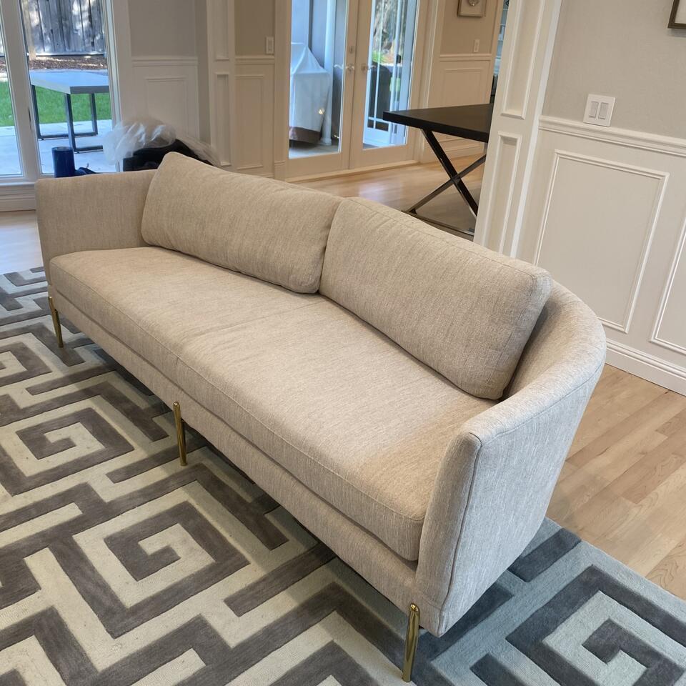 Lane Curved Back Sofa (1 of 4)