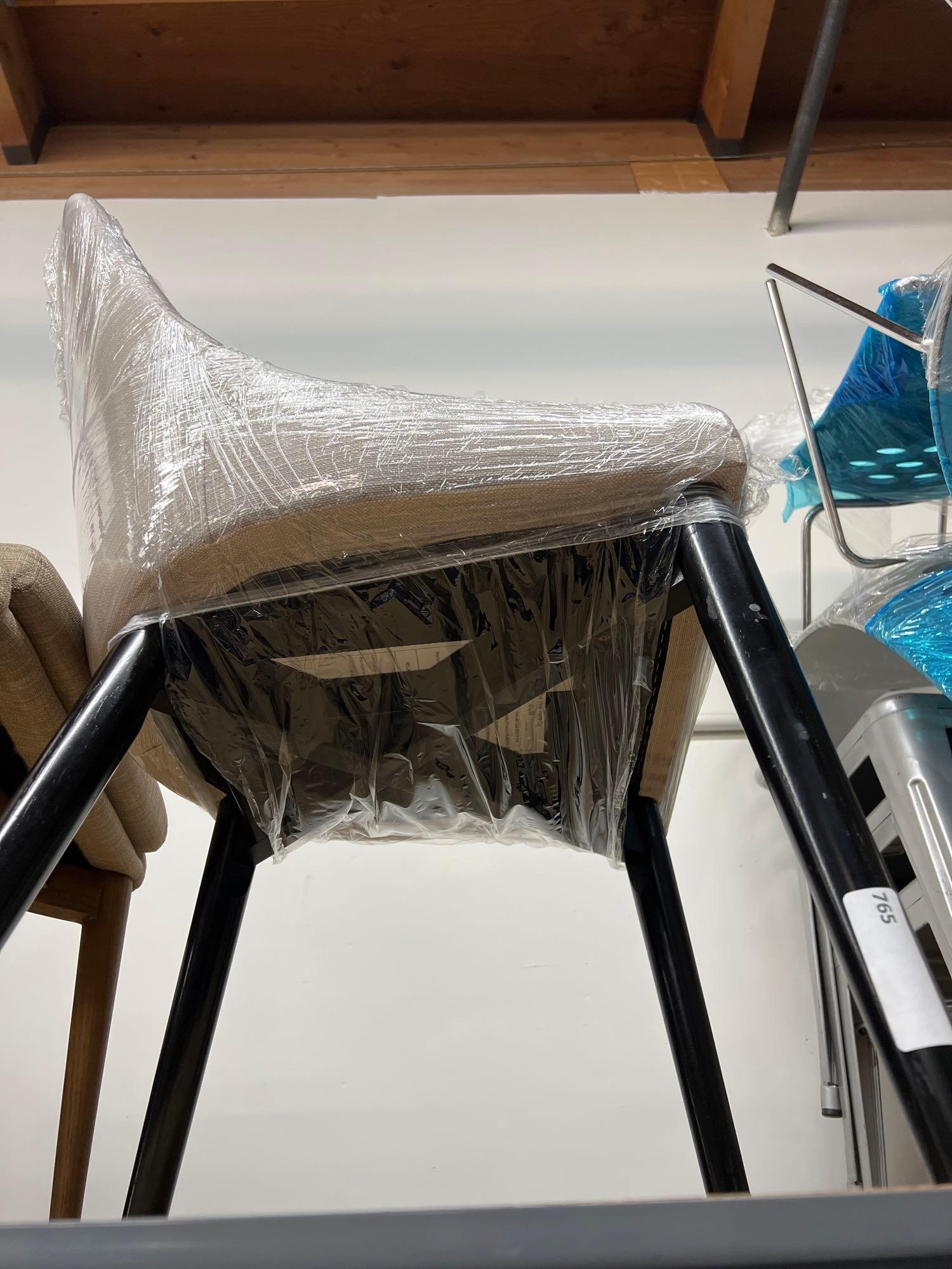 Beige Dining Chair, Modway Inc., Cream Fabric, Black Legs: Beige Dining Chair, Modway Inc., cream fabric, black legs 19x18x34 NO SHIPPING AVAILABLE This will be a two (2) day sale Thursday & Friday Jan 19th & 20th. Online only.All items sold as is where is. T
