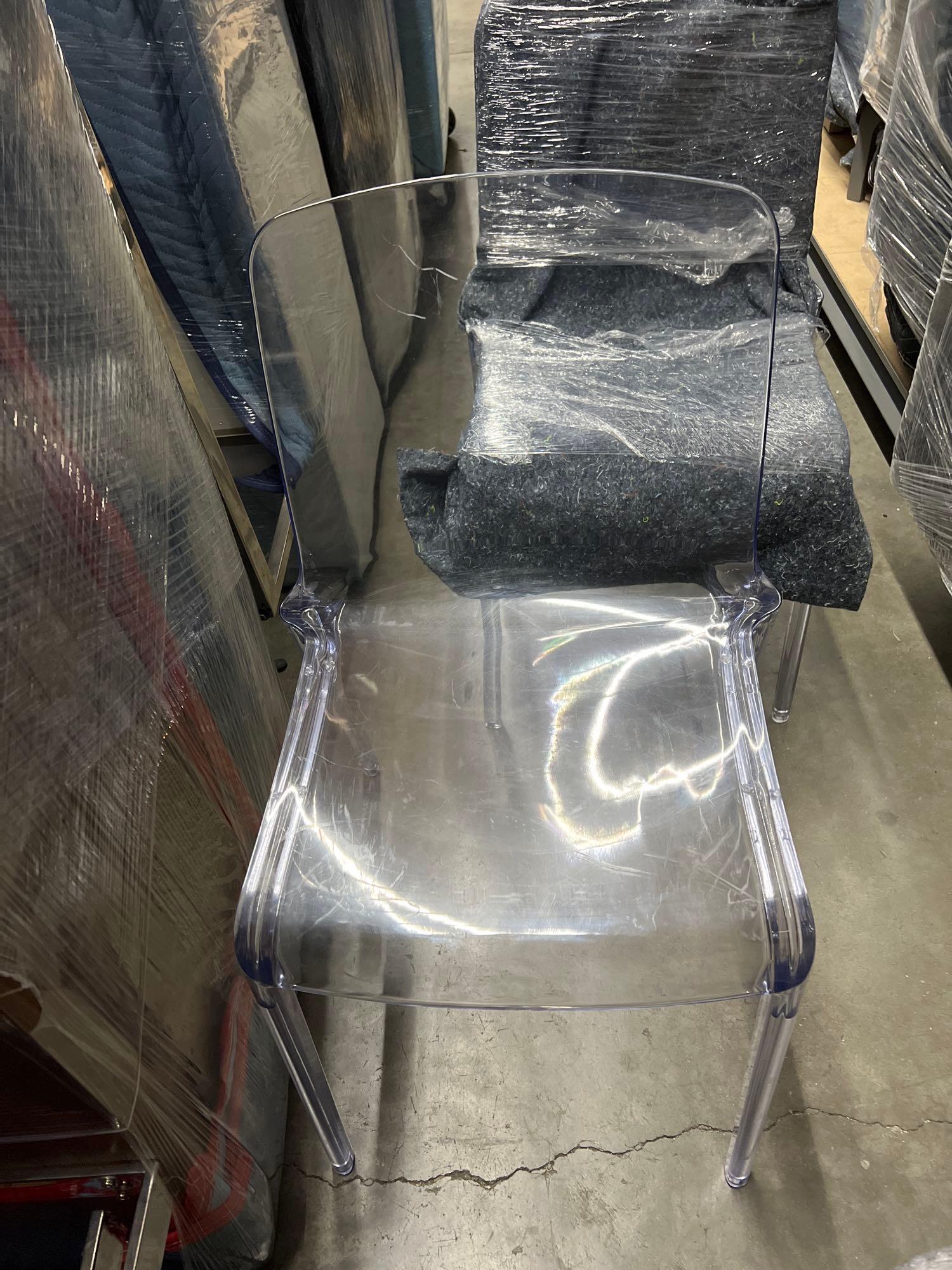 Three Plastic Accent, Table Chairs (1 of 1)