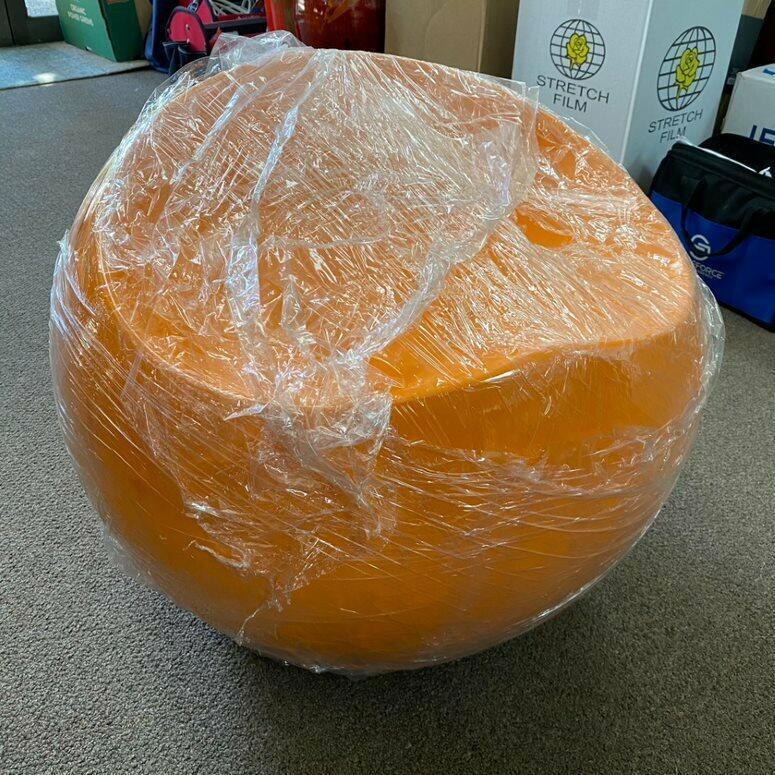 Orange Egg  Accent Chair (1 of 2)