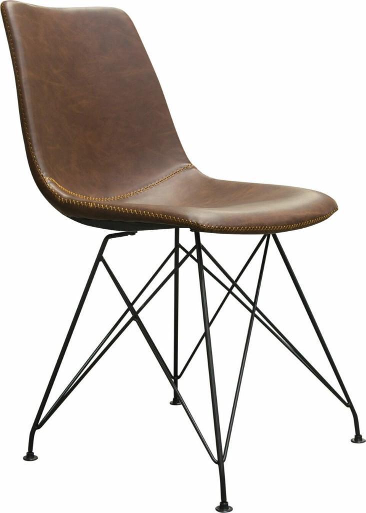 4 Theo Chair, Chocolate Chairs: 4 Theo Chair, Chocolate Nickname: Brown Leather Chair Type: Dining Chair, Kitchen Chair 17x22x33 NO SHIPPING AVAILABLE This will be a two (2) day sale Thursday & Friday Jan 19th & 20th. Online only.Al