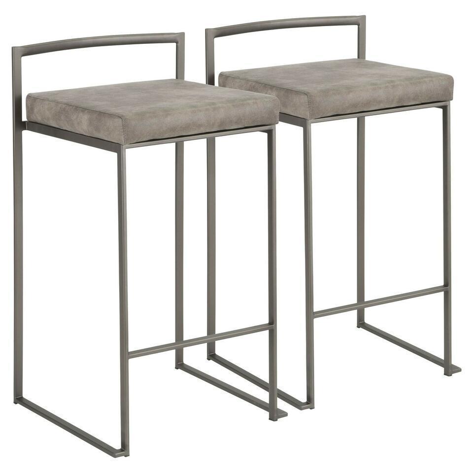 Pair Fuji Stacker Counter Stools (1 of 3)