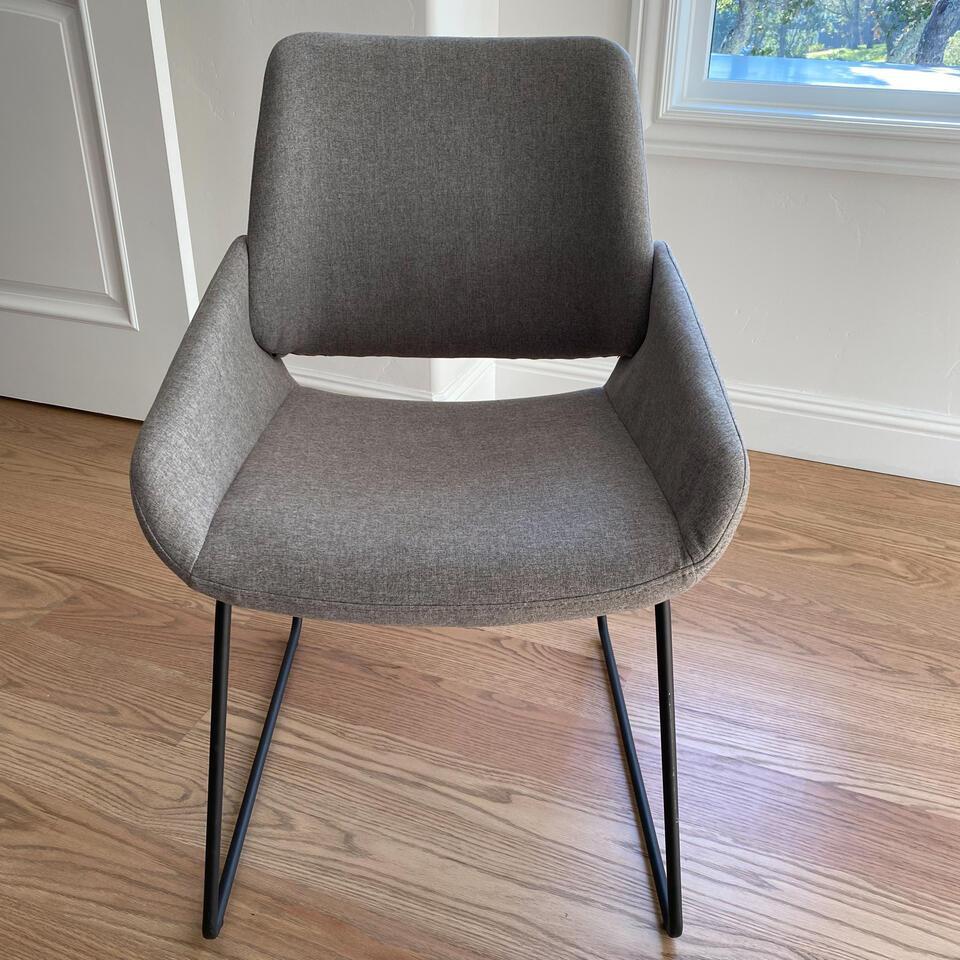 Set Of Five Lisboa Chair Light Grey (1 of 3)