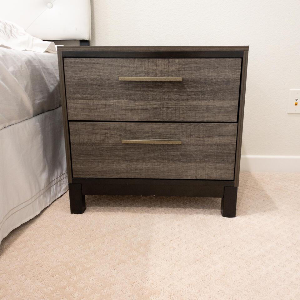 Nightstand: Antique Grey Nickname: Lafayette Type: Nightstand Keywords: dark, grey NO SHIPPING AVAILABLE This will be a two (2) day sale Thursday & Friday Jan 19th & 20th. Online only.All items sold as is where i