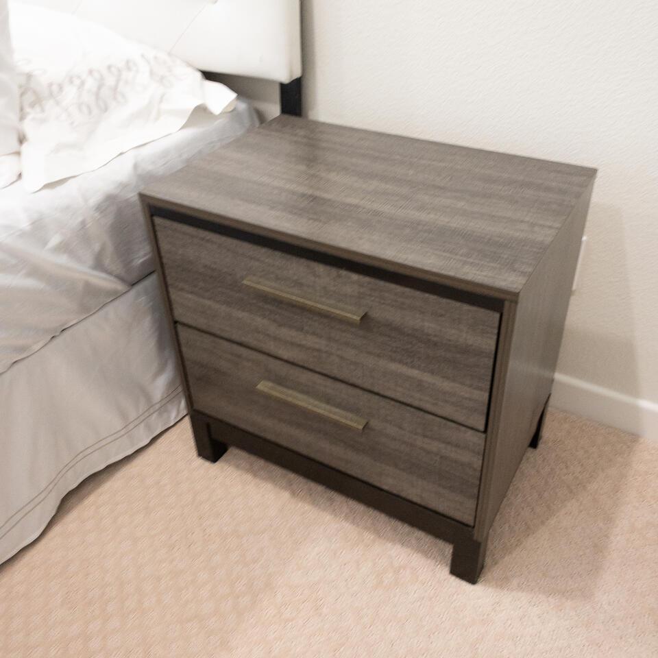 2 Antique Grey Lafayette Nightstands (1 of 3)