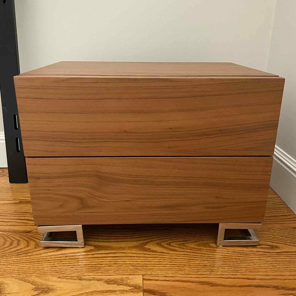 Pair Of Brown Nightstands (1 of 3)
