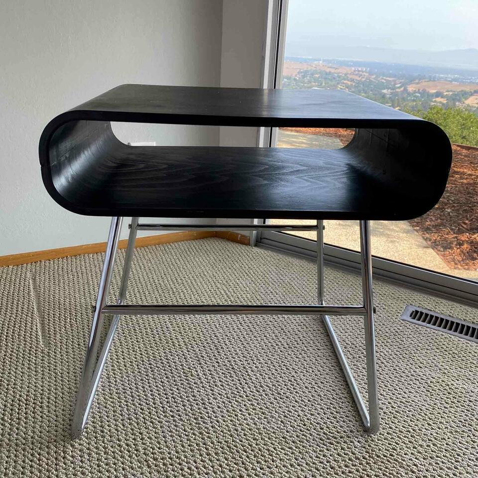 Pair Of Black Nightstands (1 of 2)