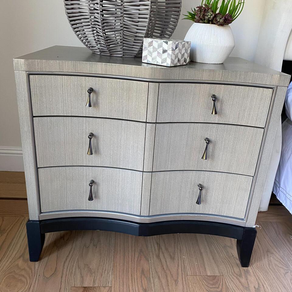 Pair Gray Cabinets, Dressers, Or Nightstands (1 of 2)