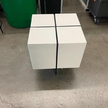 Black And White Nightstand (1 of 2)