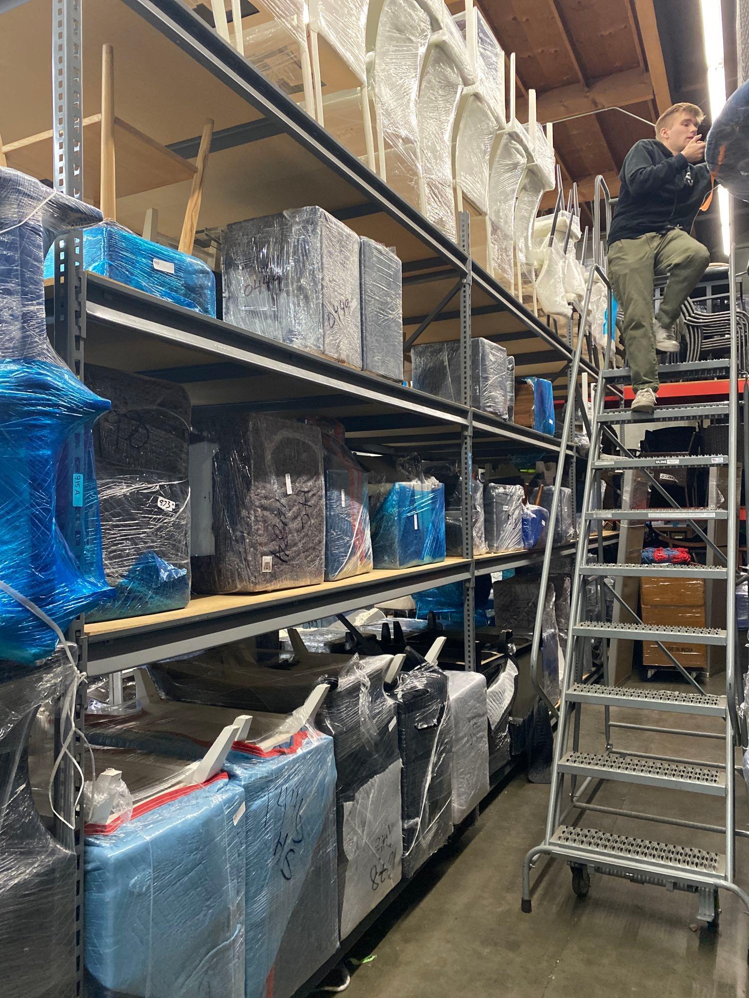 Large Metal Shelving Unit (1 of 1)