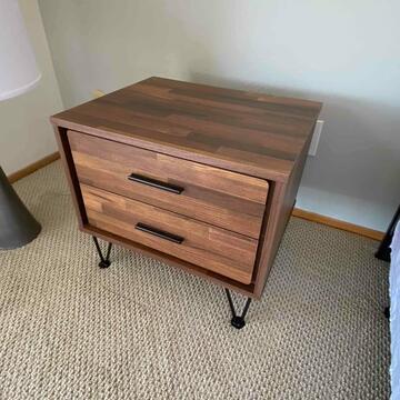 Wood Nightstand: wood nightstand NO SHIPPING AVAILABLE This will be a two (2) day sale Thursday & Friday Jan 19th & 20th. Online only.All items sold as is where is. There are No guarantees to functionality, condition,