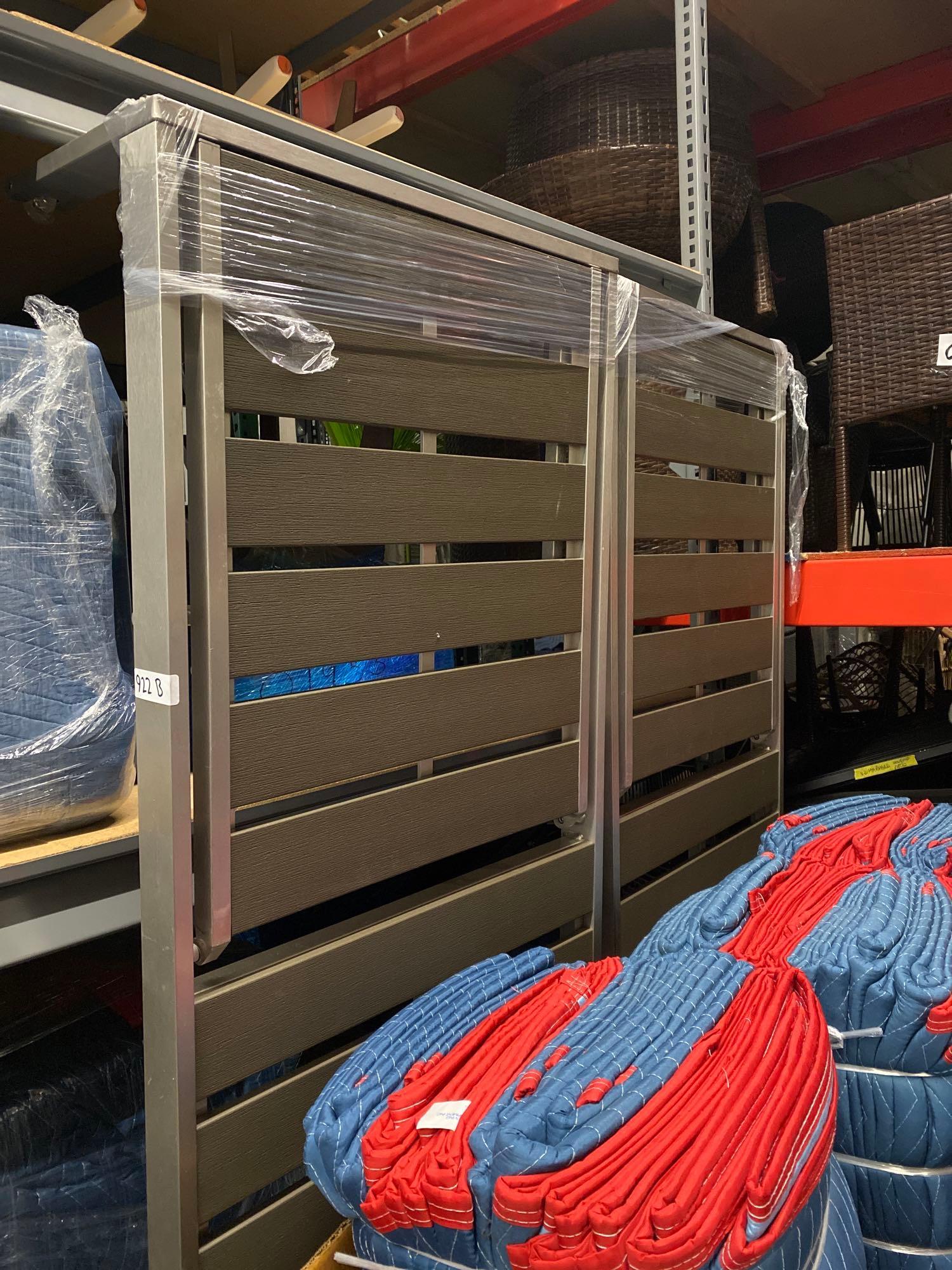 Pair Metal Outdoor Chaise Lounge Chairs (1 of 1)