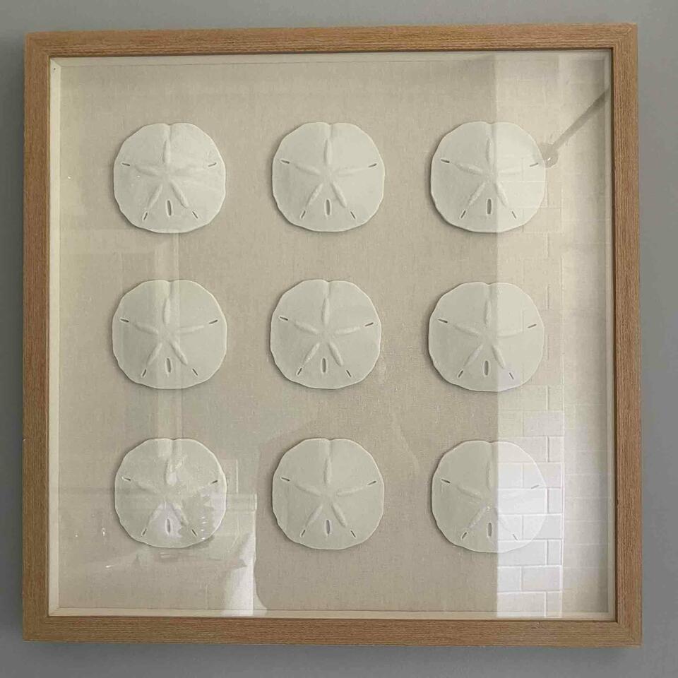 Sea €‹€‹Shell Painting, Wood. Framed (1 of 2)