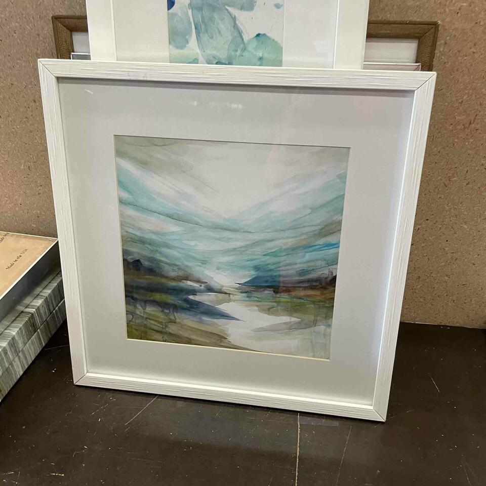 Abstract Art With White Frame. (1 of 2)