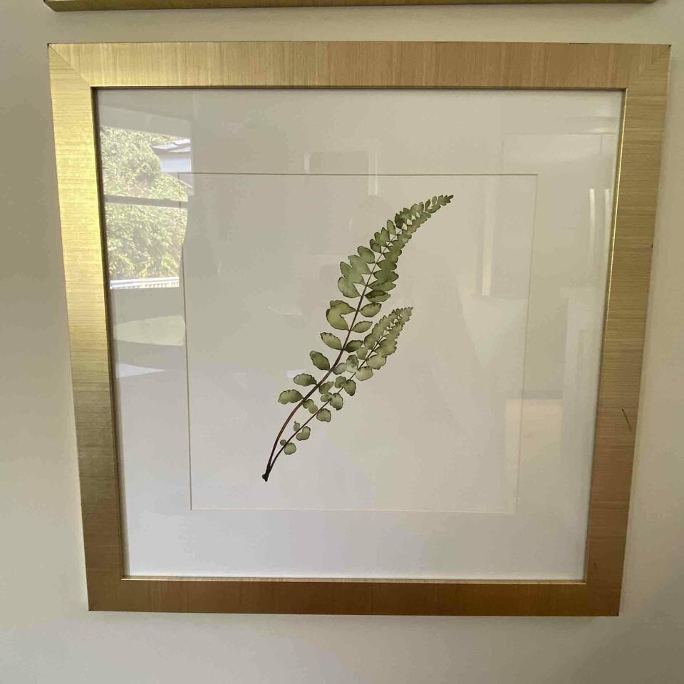 Watercolor Leaf Study (1 of 2)