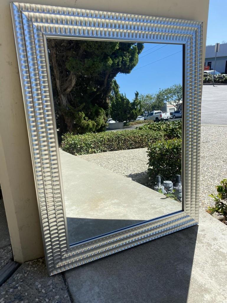 Mirror With Silver Frame.: Mirror with silver frame.22x28 NO SHIPPING AVAILABLE This will be a two (2) day sale Thursday & Friday Jan 19th & 20th. Online only.All items sold as is where is. There are No guarantees to functional