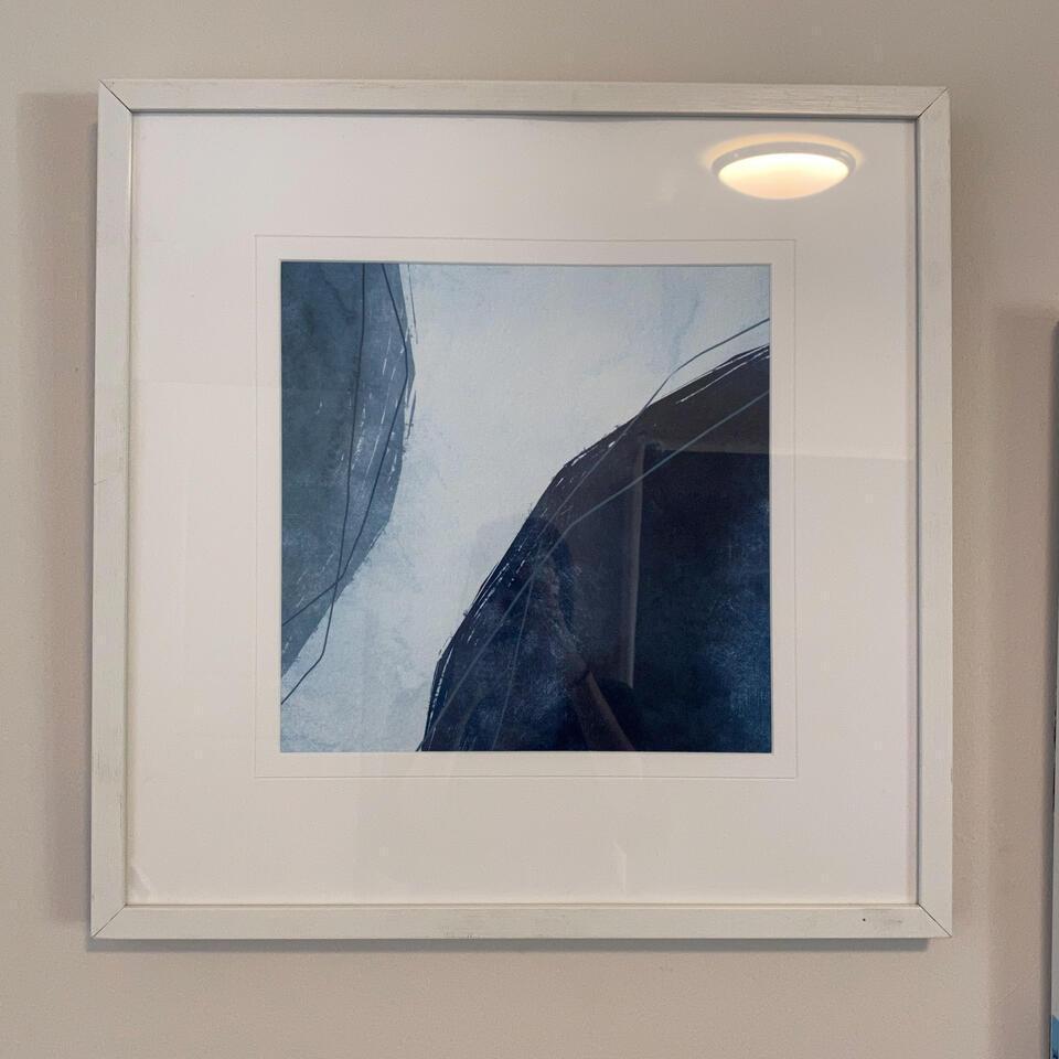 Abstract Art With White Frame. (1 of 2)