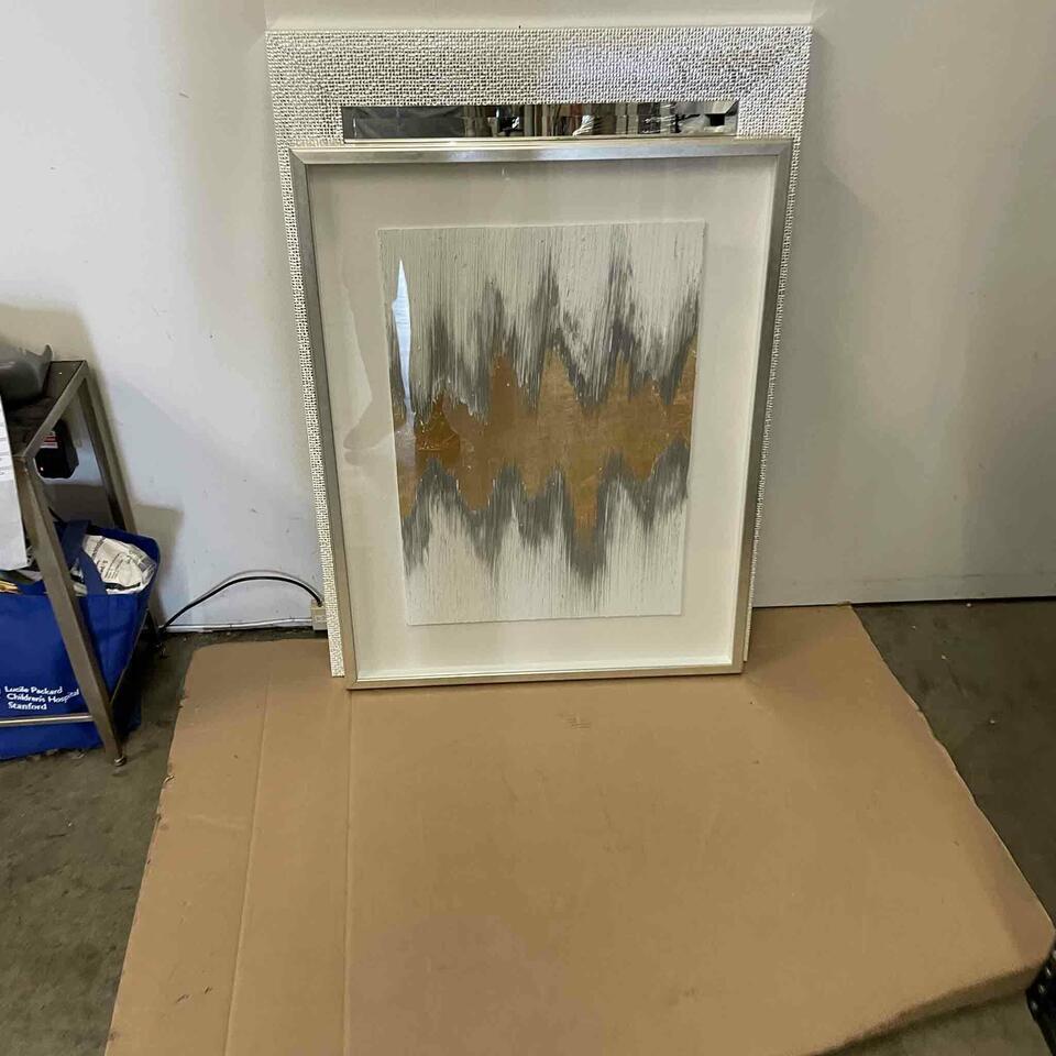 Abstract Art. Framed.: Abstract Art. Framed. 30x38 NO SHIPPING AVAILABLE This will be a two (2) day sale Thursday & Friday Jan 19th & 20th. Online only.All items sold as is where is. There are No guarantees to functionality