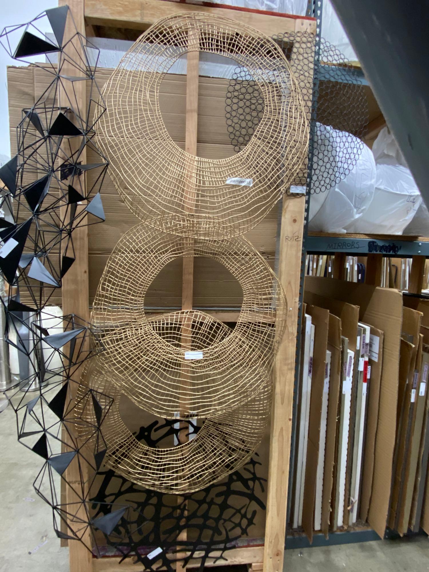 Gold Wall Decoration: gold wall decoration NO SHIPPING AVAILABLE This will be a two (2) day sale Thursday & Friday Jan 19th & 20th. Online only.All items sold as is where is. There are No guarantees to functionality, condi
