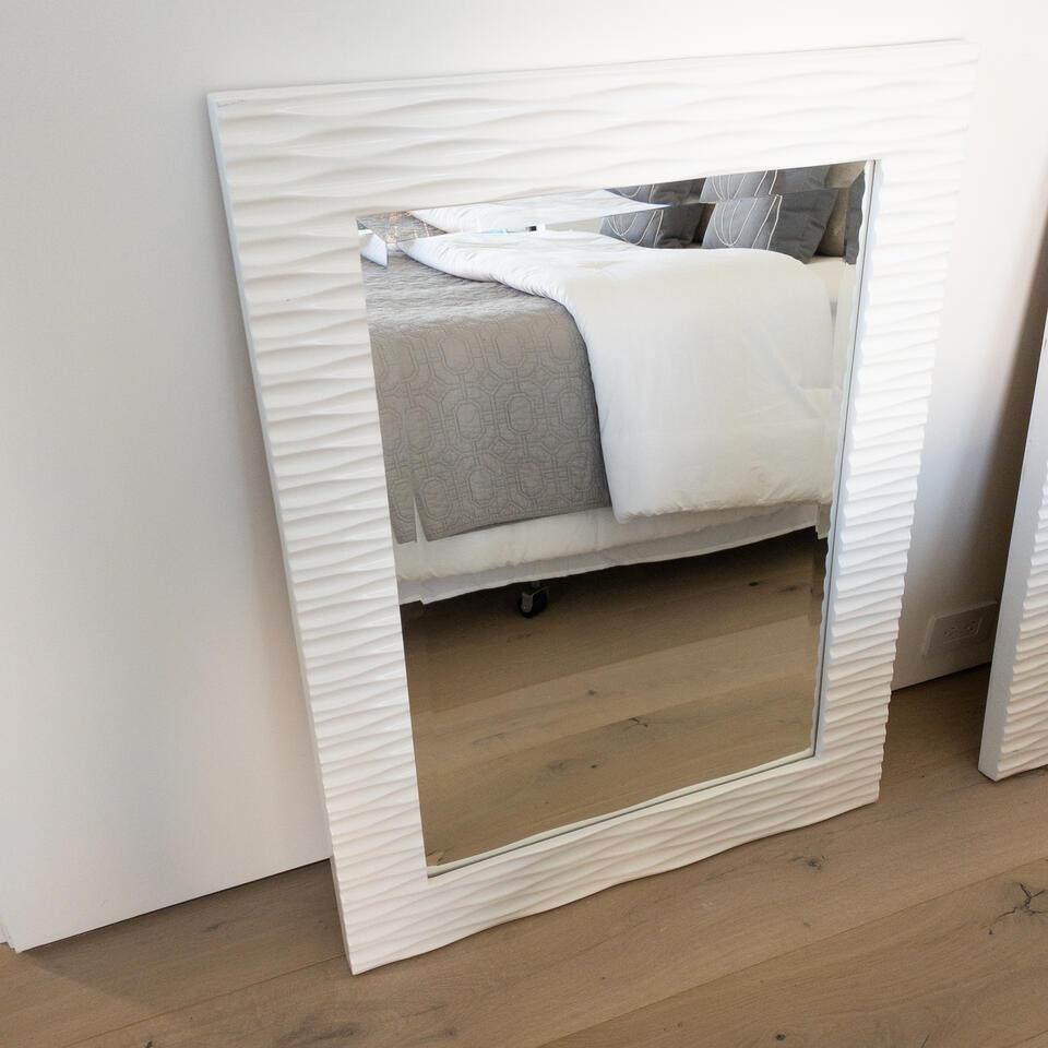 White Wave Mirror (1 of 2)